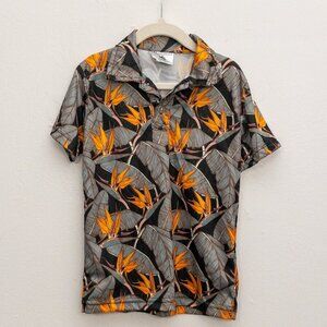 Hamakua Keiki Boys Hawaiian Aloha Shirt – Size 4T | Bird of Paradise Print